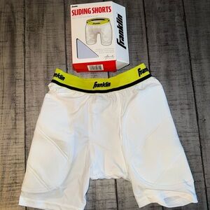 Franklin Youth Sliding Shorts - White